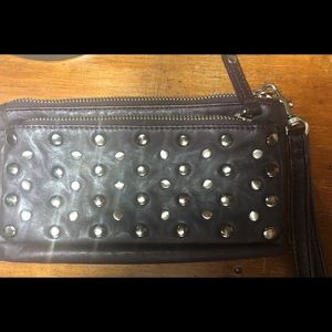 Express Leather Wristlet